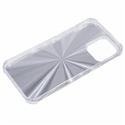 For iPhone 16 Pro Case Drop Protective TPU Phone Cover with Sparkly Paper