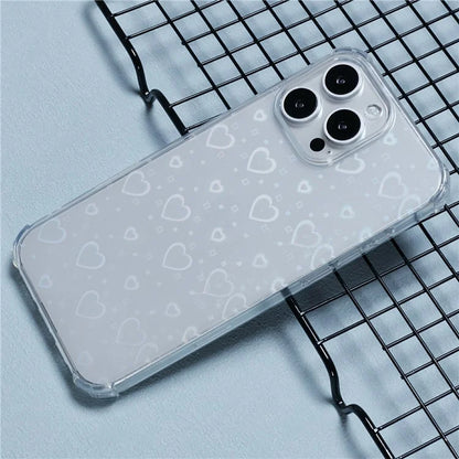 For iPhone 16 Pro Case Drop Protective TPU Phone Cover with Sparkly Paper