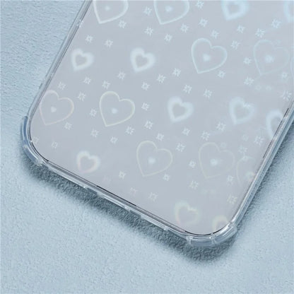 For iPhone 16 Pro Case Drop Protective TPU Phone Cover with Sparkly Paper
