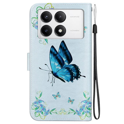For Xiaomi Poco F6 Pro 5G / Redmi K70 5G / K70 Pro 5G Wallet Case Pattern Print Leather Phone Cover