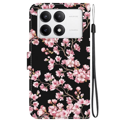 For Xiaomi Poco F6 Pro 5G / Redmi K70 5G / K70 Pro 5G Wallet Case Pattern Print Leather Phone Cover