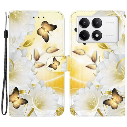 For Xiaomi Poco F6 Pro 5G / Redmi K70 5G / K70 Pro 5G Wallet Case Pattern Print Leather Phone Cover