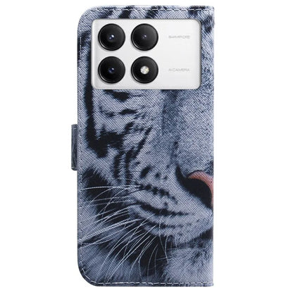 For Xiaomi Poco F6 Pro 5G / Redmi K70 5G / K70 Pro 5G Leather Case Pattern Print Wallet Phone Cover