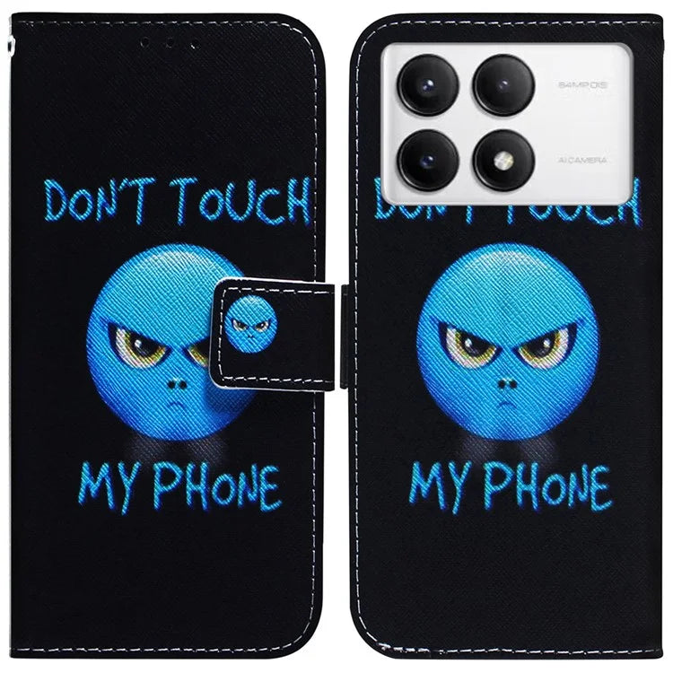 For Xiaomi Poco F6 Pro 5G / Redmi K70 5G / K70 Pro 5G Leather Case Pattern Print Wallet Phone Cover