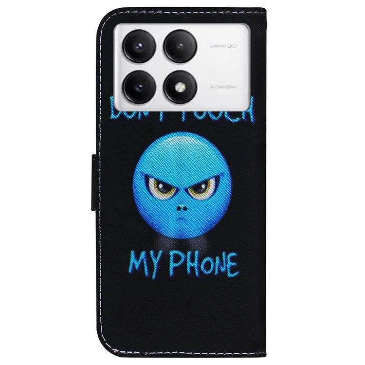 For Xiaomi Poco F6 Pro 5G / Redmi K70 5G / K70 Pro 5G Leather Case Pattern Print Wallet Phone Cover