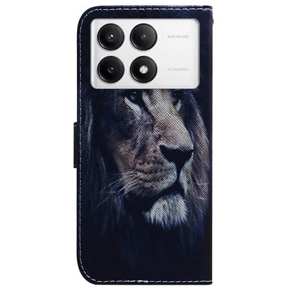 For Xiaomi Poco F6 Pro 5G / Redmi K70 5G / K70 Pro 5G Leather Case Pattern Print Wallet Phone Cover