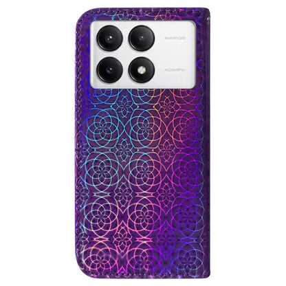 For Xiaomi Poco F6 Pro 5G / Redmi K70 5G / K70 Pro 5G Phone Case Dazzling Flower Leather Cover