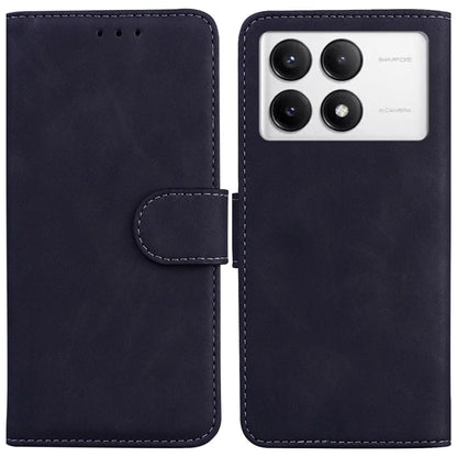 For Xiaomi Poco F6 Pro 5G / Redmi K70 5G / K70 Pro 5G Phone Case Solid Color Leather Wallet Cover
