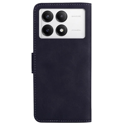 For Xiaomi Poco F6 Pro 5G / Redmi K70 5G / K70 Pro 5G Phone Case Solid Color Leather Wallet Cover