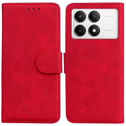 For Xiaomi Poco F6 Pro 5G / Redmi K70 5G / K70 Pro 5G Phone Case Solid Color Leather Wallet Cover