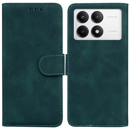 For Xiaomi Poco F6 Pro 5G / Redmi K70 5G / K70 Pro 5G Phone Case Solid Color Leather Wallet Cover