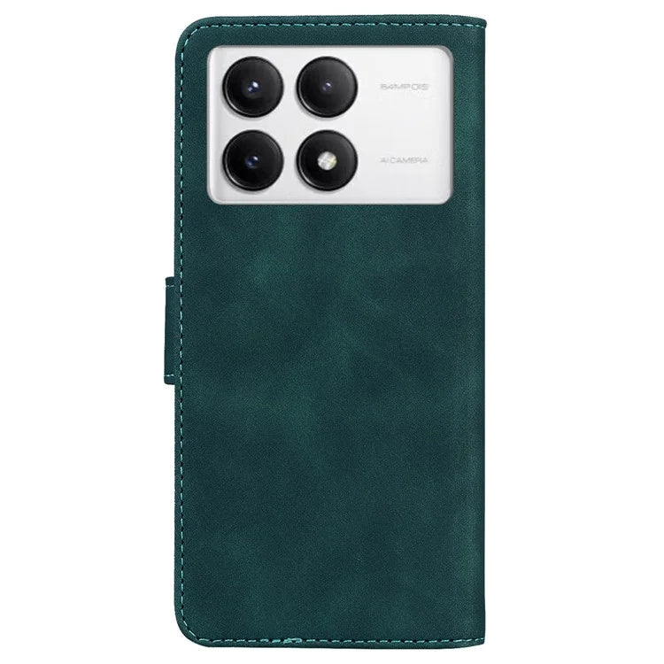 For Xiaomi Poco F6 Pro 5G / Redmi K70 5G / K70 Pro 5G Phone Case Solid Color Leather Wallet Cover