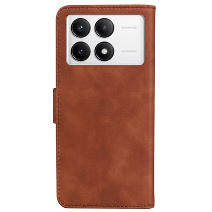 For Xiaomi Poco F6 Pro 5G / Redmi K70 5G / K70 Pro 5G Phone Case Solid Color Leather Wallet Cover