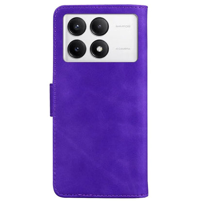 For Xiaomi Poco F6 Pro 5G / Redmi K70 5G / K70 Pro 5G Phone Case Solid Color Leather Wallet Cover