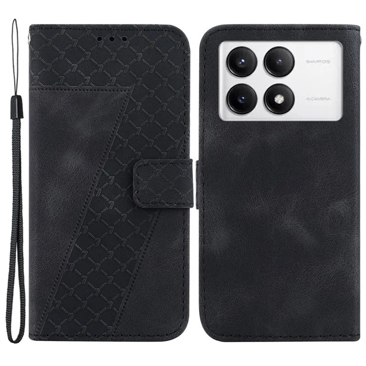 For Xiaomi Poco F6 Pro 5G / Redmi K70 5G / K70 Pro 5G Phone Case Pattern Imprint PU Leather Cover