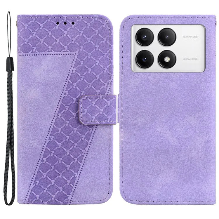 For Xiaomi Poco F6 Pro 5G / Redmi K70 5G / K70 Pro 5G Phone Case Pattern Imprint PU Leather Cover