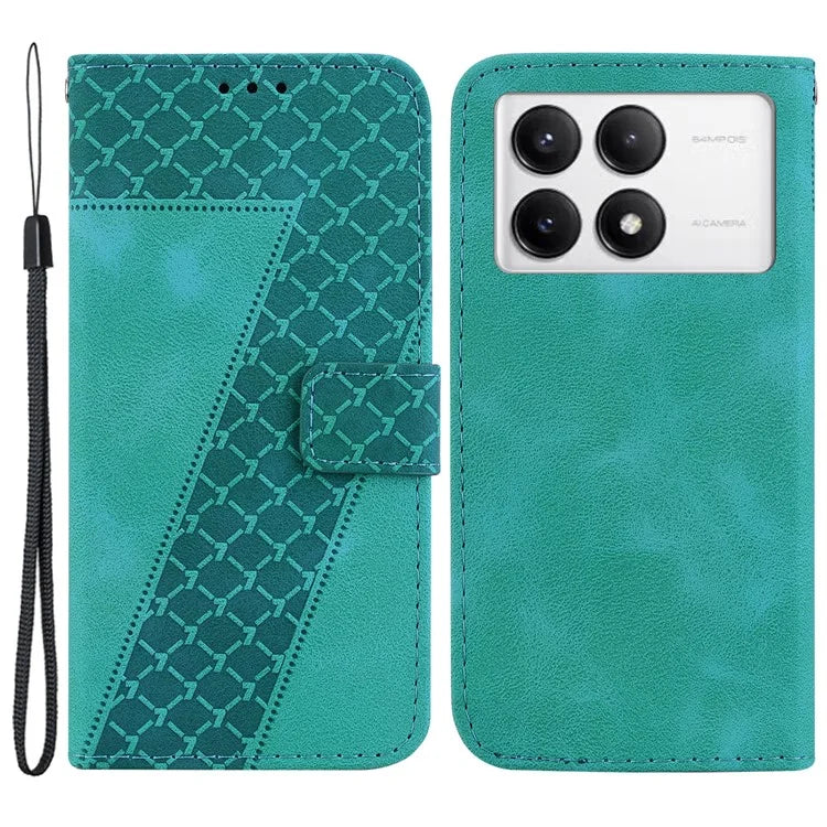 For Xiaomi Poco F6 Pro 5G / Redmi K70 5G / K70 Pro 5G Phone Case Pattern Imprint PU Leather Cover