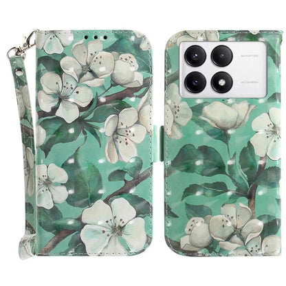 For Xiaomi Poco F6 Pro 5G / K70 5G / K70 Pro 5 Wallet Phone Case 3D Pattern Print Leather Flip Cover