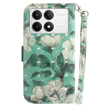 For Xiaomi Poco F6 Pro 5G / K70 5G / K70 Pro 5 Wallet Phone Case 3D Pattern Print Leather Flip Cover