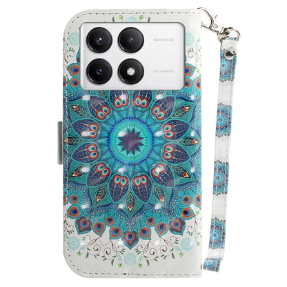 For Xiaomi Poco F6 Pro 5G / K70 5G / K70 Pro 5 Wallet Phone Case 3D Pattern Print Leather Flip Cover
