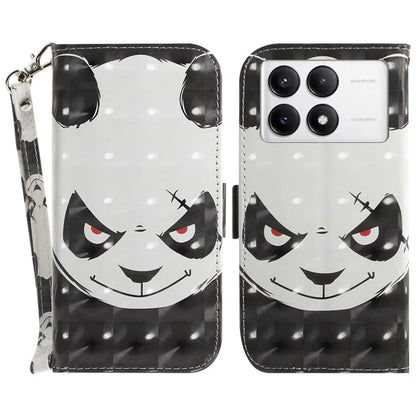 For Xiaomi Poco F6 Pro 5G / K70 5G / K70 Pro 5 Wallet Phone Case 3D Pattern Print Leather Flip Cover