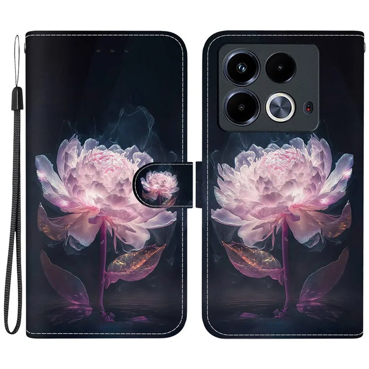 For Infinix Note 40 Pro 5G / 40 Pro+ Wallet Phone Case Pattern Print Leather Cover