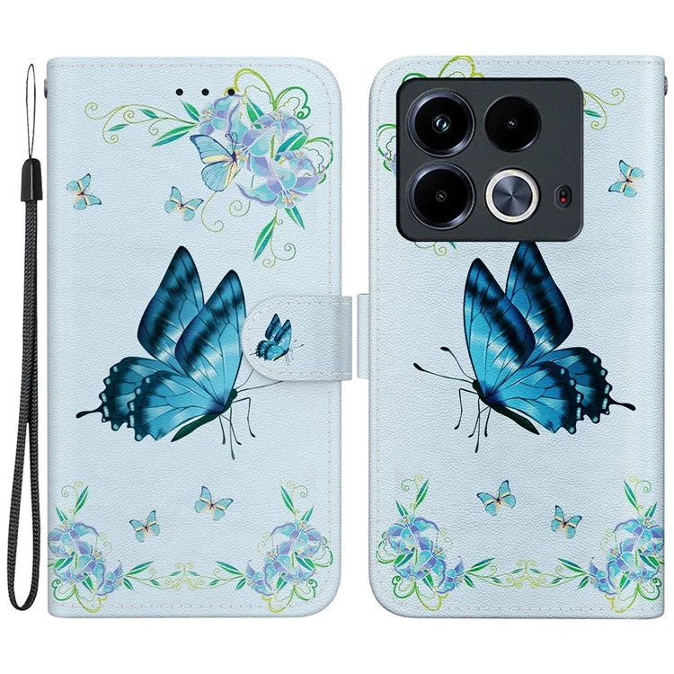 For Infinix Note 40 Pro 5G / 40 Pro+ Wallet Phone Case Pattern Print Leather Cover