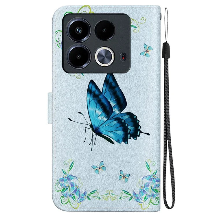 For Infinix Note 40 Pro 5G / 40 Pro+ Wallet Phone Case Pattern Print Leather Cover