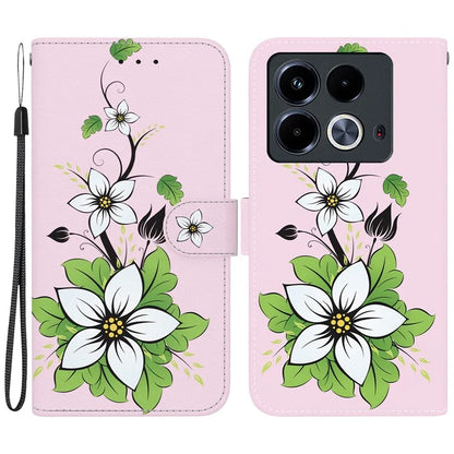 For Infinix Note 40 Pro 5G / 40 Pro+ Wallet Phone Case Pattern Print Leather Cover