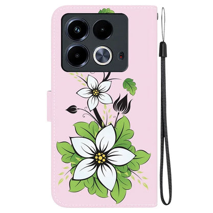 For Infinix Note 40 Pro 5G / 40 Pro+ Wallet Phone Case Pattern Print Leather Cover