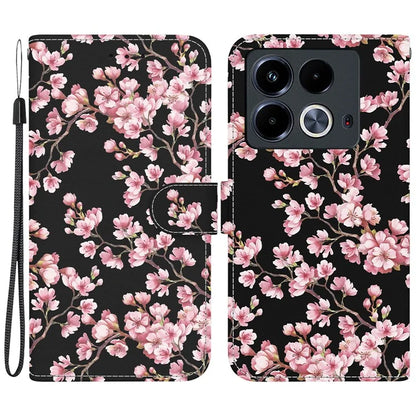 For Infinix Note 40 Pro 5G / 40 Pro+ Wallet Phone Case Pattern Print Leather Cover