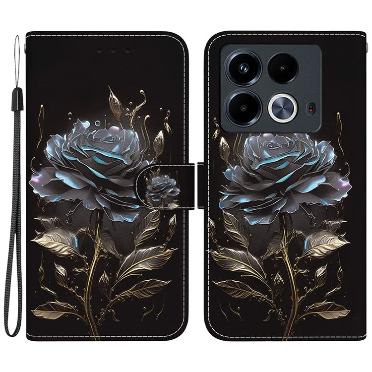 For Infinix Note 40 Pro 5G / 40 Pro+ Wallet Phone Case Pattern Print Leather Cover
