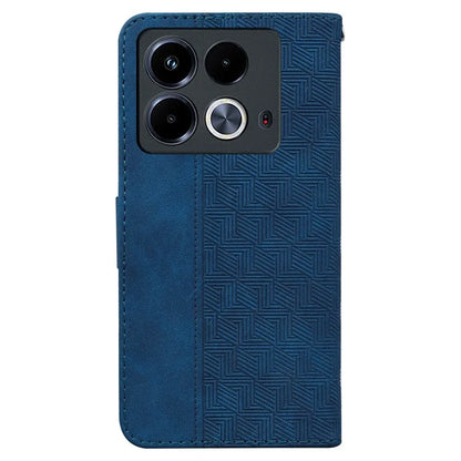 For Infinix Note 40 Phone Case Geometry Pattern Wallet Leather Flip Cover