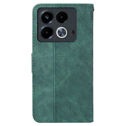 For Infinix Note 40 Phone Case Geometry Pattern Wallet Leather Flip Cover