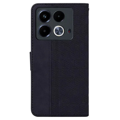 For Infinix Note 40 Phone Case Geometry Pattern Wallet Leather Flip Cover