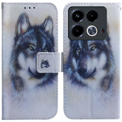 For Infinix Note 40 Phone Case Pattern Print Leather Wallet Cover