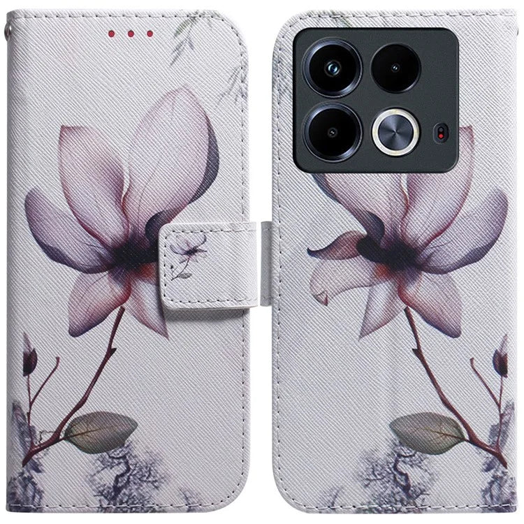 For Infinix Note 40 Phone Case Pattern Print Leather Wallet Cover