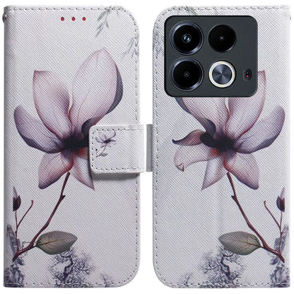 For Infinix Note 40 Phone Case Pattern Print Leather Wallet Cover