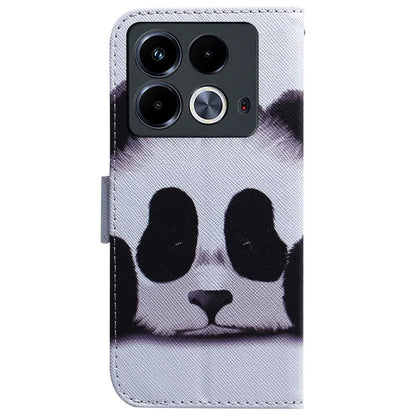 For Infinix Note 40 Phone Case Pattern Print Leather Wallet Cover