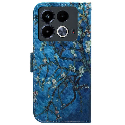 For Infinix Note 40 Phone Case Pattern Print Leather Wallet Cover