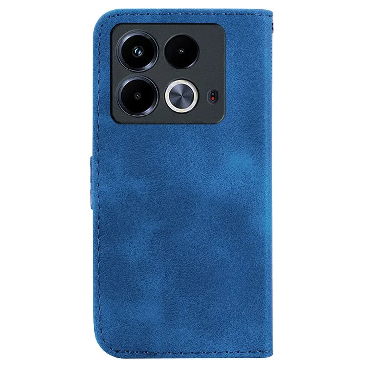For Infinix Note 40 Shockproof Case Pattern Imprint PU Leather Phone Cover