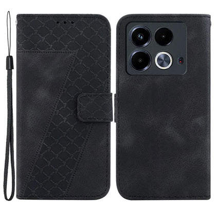 For Infinix Note 40 Shockproof Case Pattern Imprint PU Leather Phone Cover