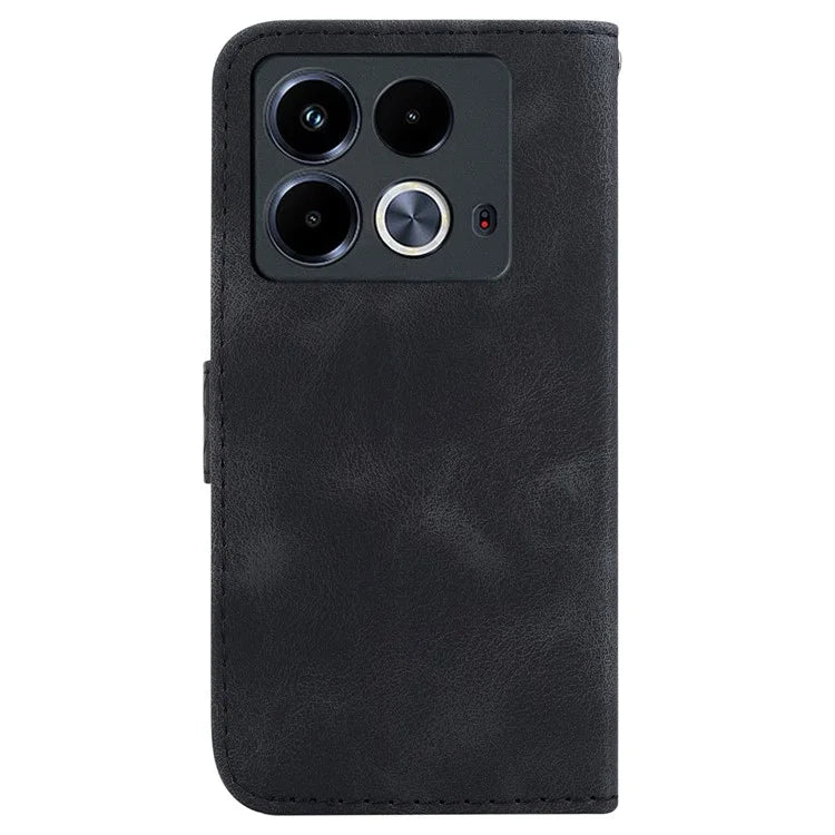 For Infinix Note 40 Shockproof Case Pattern Imprint PU Leather Phone Cover