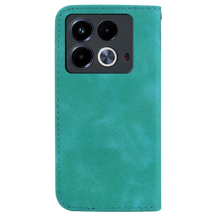 For Infinix Note 40 Shockproof Case Pattern Imprint PU Leather Phone Cover