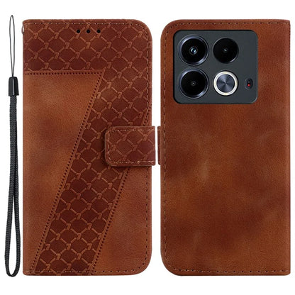 For Infinix Note 40 Shockproof Case Pattern Imprint PU Leather Phone Cover