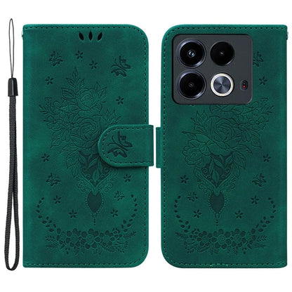 For Infinix Note 40 Phone Case Shockproof Leather Cover Pattern Imprint