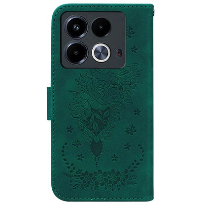 For Infinix Note 40 Phone Case Shockproof Leather Cover Pattern Imprint