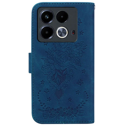 For Infinix Note 40 Phone Case Shockproof Leather Cover Pattern Imprint