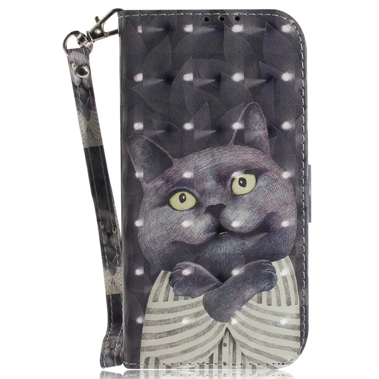 For Infinix Note 40 Phone Case 3D Pattern Print Leather Flip Wallet Cover
