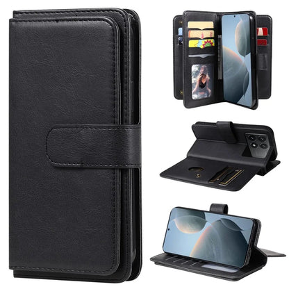 KT Multi-Functional Series-1 For Xiaomi Redmi K70 5G / K70 Pro 5G / Poco F6 Pro 5G Leather Case 10 Card Slots